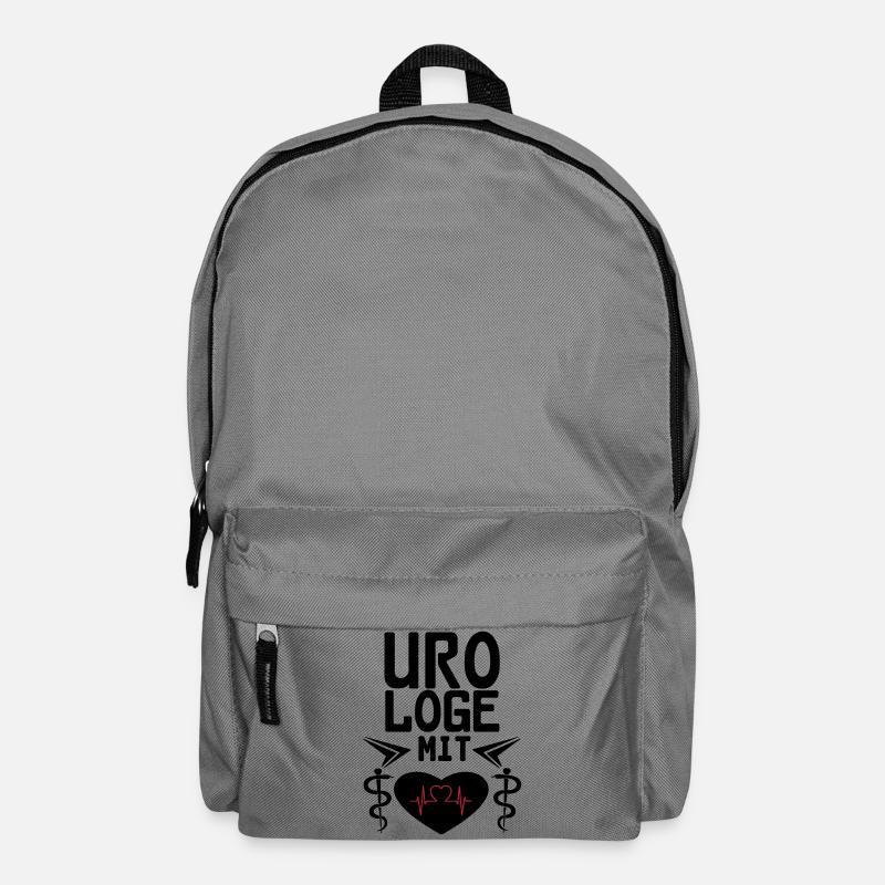 Urologe mit Herz Geschenk - Rucksack - Mittelgrau
