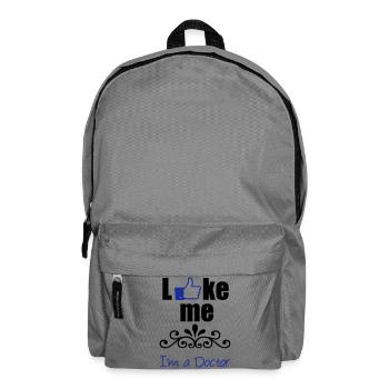 Like the Doctor - Backpack - elephant grey - Front