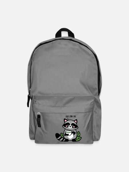 Zeit für Tee - Rucksack - Mittelgrau