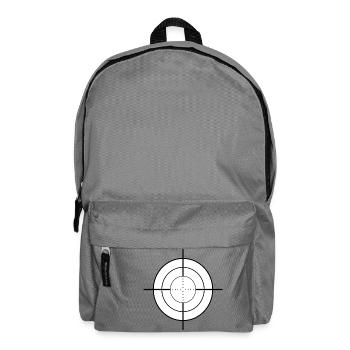 Sniper / Fadenkreuz Geschenk / Geschenkidee - Rucksack - Mittelgrau - Vorne