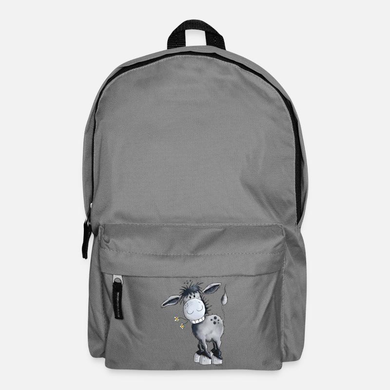 Knuffiger Esel - Rucksack - Mittelgrau