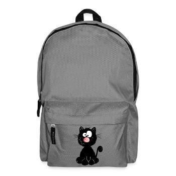 Black Cat - Backpack - elephant grey - Front