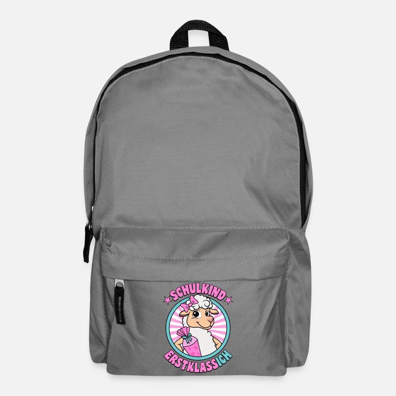 Schulkind Erstklassich Schäfchen Einschulung - Rucksack - Mittelgrau