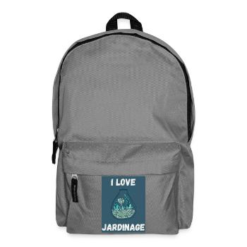 GARDEN. SPRING. GARDENING. RETIREMENT. SPRING. - Backpack - elephant grey - Front