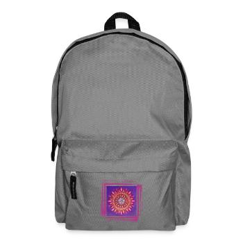 Mandala der Überfülle - Sonja Ariel von Staden - Rucksack - Mittelgrau - Vorne