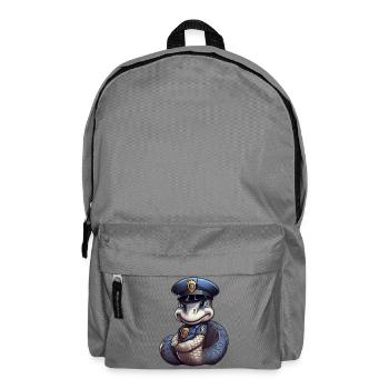 Serpent policier - Sac à dos - gris éléphant - Devant