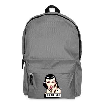 Lola Rockabilly Illustration TShirt - Sac à dos - gris éléphant - Devant