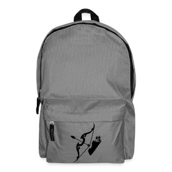 Arc Sagittaire avec flèches - Sac à dos - gris éléphant - Devant