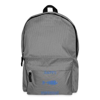 ALLES GUTE ZUM GEBURTSTAG. ALLES GUTE ZUM GEBURTSTAG. JAHRESTAG. - Rucksack - Mittelgrau - Vorne