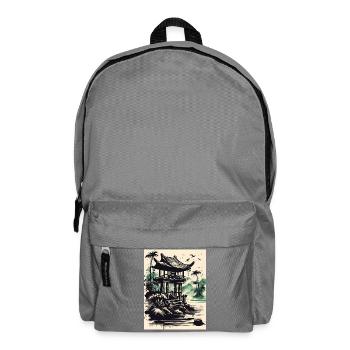 Waterfront Ink Pavilion - Backpack - elephant grey - Front