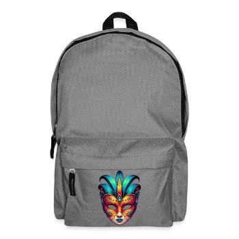 Venice Carnival Mask - Backpack - elephant grey - Front