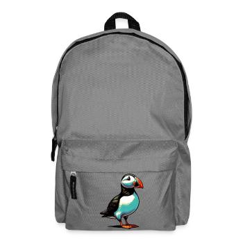 Papageitaucher - Rucksack - Mittelgrau - Vorne