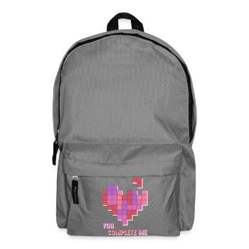 You Complete Me - Rucksack - Mittelgrau - Vorne