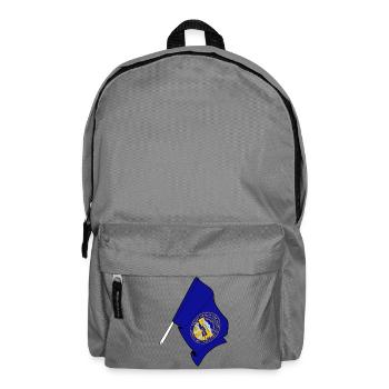Flagge von Nebraska - Rucksack - Mittelgrau - Vorne