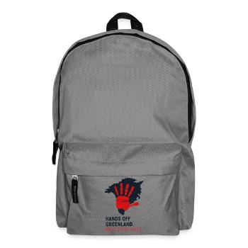Hands Off Greenland n’est pas à vendre - Sac à dos - gris éléphant - Devant