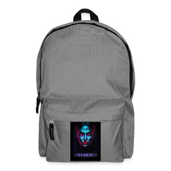 Nemesis – Cyber Face of Darkness - Backpack - elephant grey - Front