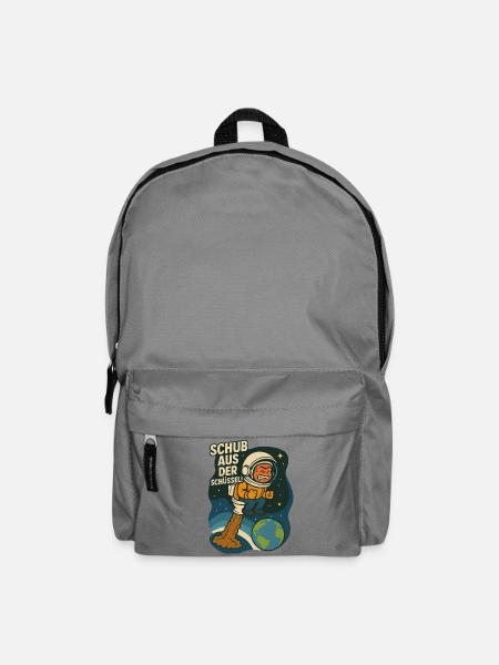 Schub aus der Schüssel Klo Wc Toilette Witzig - Rucksack - Mittelgrau