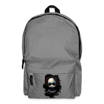 Visage de poupée cassé - Sac à dos - gris éléphant - Devant