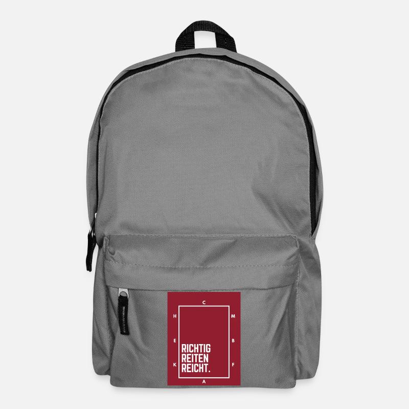 Riding properly is enough. - Backpack - elephant grey