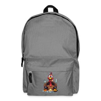 Thanksgiving Funny Thanksgiving Turkey - Backpack - elephant grey - Front