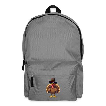 Thanksgiving Funny Thanksgiving Turkey - Backpack - elephant grey - Front