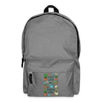 Der Pflanzenliebhaber oder Gartenexperte - Rucksack - Mittelgrau - Vorne