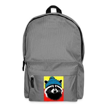 Raccoon - Backpack - elephant grey - Front