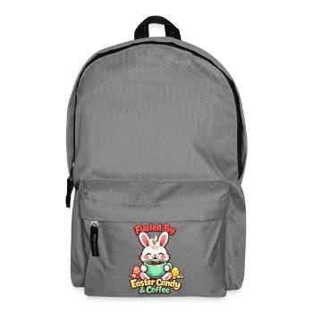 Bunny Bunny Spring Summer Easter Garden - Backpack - elephant grey - Front