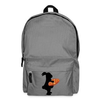 Easter Bunny Bunny Franzbrötchen - Backpack - elephant grey - Front