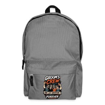 L’équipe du marié : Une dernière aventure - Sac à dos - gris éléphant - Devant