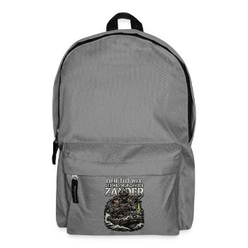 Zander Sportangler - Rucksack - Mittelgrau - Vorne