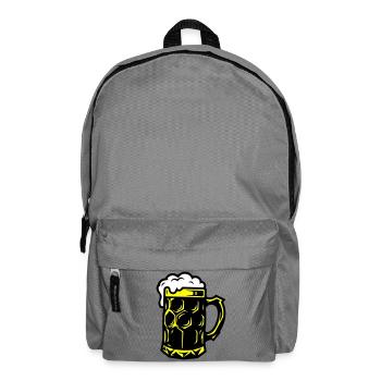 Beer Mug Symbol Booze - Backpack - elephant grey - Front