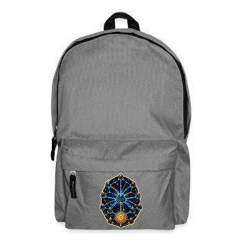 Routing Node Star Map Network - Backpack - elephant grey - Front