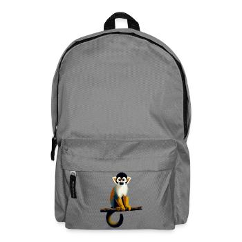 Squirrel monkey - Backpack - elephant grey - Front