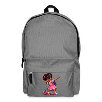 Dabbing ABC shooter Afro - Backpack - elephant grey - Front