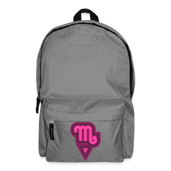 Zodiac Tribal Scorpio and Water - Backpack - elephant grey - Front
