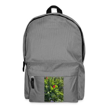 Tulips in the spring garden - Backpack - elephant grey - Front