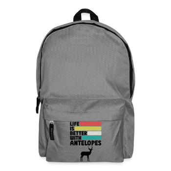 Antelope Humor Safari Africa - Backpack - elephant grey - Front