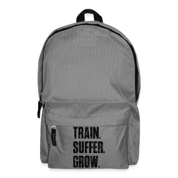 Devise Train Suffer Grow Grunge - Black - Sac à dos - gris éléphant - Devant