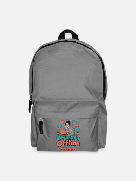 Officially Offline - Home Office - Rucksack - Mittelgrau