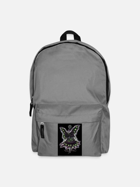 Nekro-Motten-Motte - Rucksack - Mittelgrau