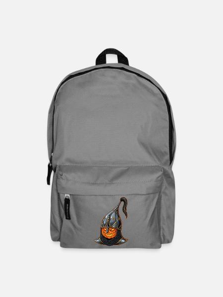 Ritter Kürbis Halloween - Rucksack - Mittelgrau