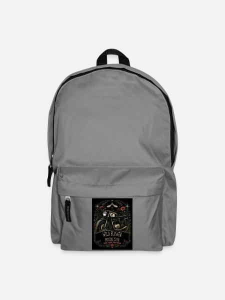 Wildflower Motorrad - Rucksack - Mittelgrau
