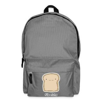 füle nichs – Toast Meme - Rucksack - Mittelgrau - Vorne