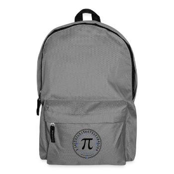 Pi im Zielkreis - Rucksack - Mittelgrau - Vorne