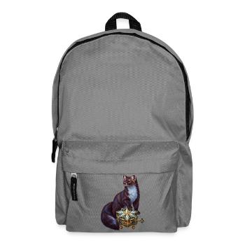 Zobel mit Polarstern-Spieluhr - Rucksack - Mittelgrau - Vorne