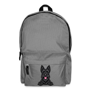 Scottish Terrier - Rucksack - Mittelgrau - Vorne