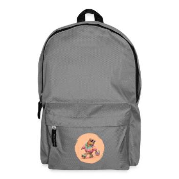 Capybara_Disco_Roller_Skates - Sac à dos - gris éléphant - Devant