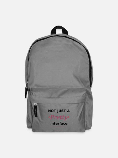 Not just a pretty Interface - UI/UX Tech Style - Rucksack - Mittelgrau