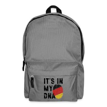 Abstrakter roter Gelber Flaggenpinsel - Rucksack - Mittelgrau - Vorne